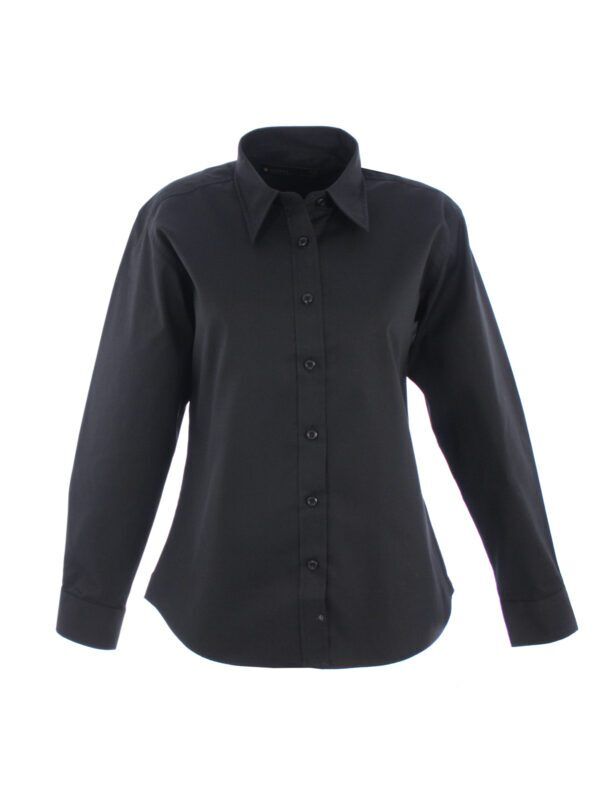 UC703-BK-H.jpg Black Long Sleeve Shirt Women - Features